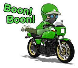 I continue to ride a motorcycle sticker #6366661