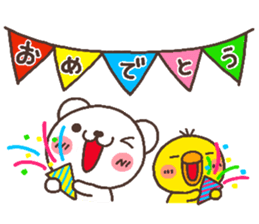 bear heart 31 sticker #6366715