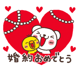 bear heart 31 sticker #6366732