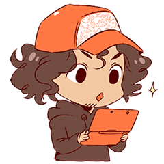 Boy with curly hair