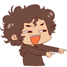 Boy with curly hair by koochinko Boy with curly hair by koochinko