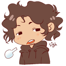 Boy With Curly Hair By Koochinko Sticker 6366870 Search, discover and share your favorite chibi boy gifs. boy with curly hair by koochinko