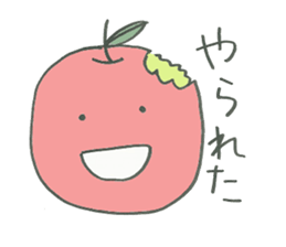 aomori apple sticker #6366965