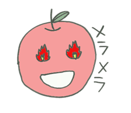 aomori apple sticker #6366978