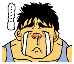 Bryan the muscle man 2 sticker #6367113