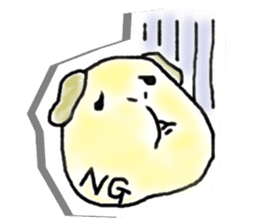 Kintoki of guinea pig sticker #6367568