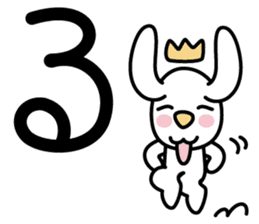 Japanese character set 2 with cute dog sticker #6367607