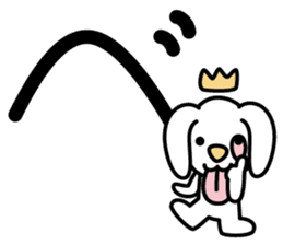 Japanese character set 2 with cute dog sticker #6367616