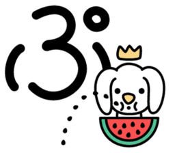 Japanese character set 2 with cute dog sticker #6367620