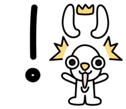 Japanese character set 2 with cute dog sticker #6367625