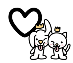 Japanese character set 2 with cute dog sticker #6367627