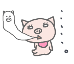Diet pig Sticker2 sticker #6367841