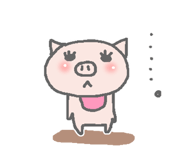 Diet pig Sticker2 sticker #6367864