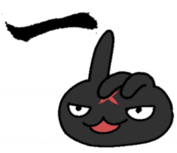 MIMIZO the sinister rabbit sticker #6368564