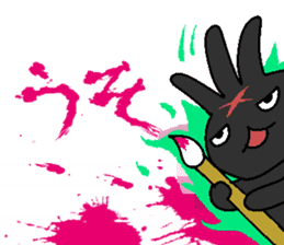 MIMIZO the sinister rabbit sticker #6368574