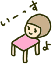 Girl sprend the interesting convo 2 sticker #6368592