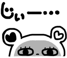 Cute bear heart 2 sticker #6368784