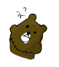 Bear have beard sticker #6369466