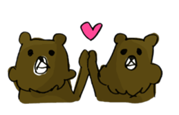 Bear have beard sticker #6369471