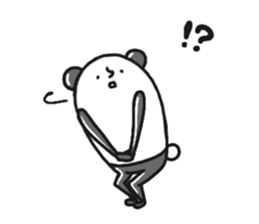 The panda which talks. sticker #6370672