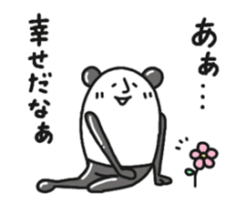 The panda which talks. sticker #6370699