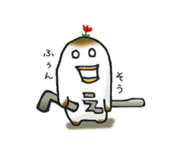 Kongari mochi suke sticker #6371469