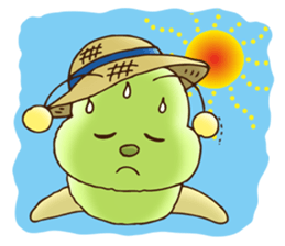 Kitchen garden of Mr. green caterpillar sticker #6371783