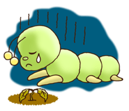 Kitchen garden of Mr. green caterpillar sticker #6371784