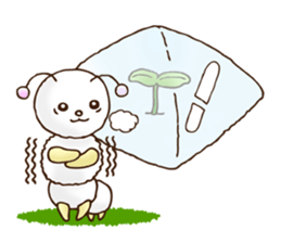 Kitchen garden of Mr. green caterpillar sticker #6371786