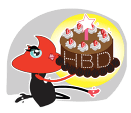 Rhino Berry sticker #6372657