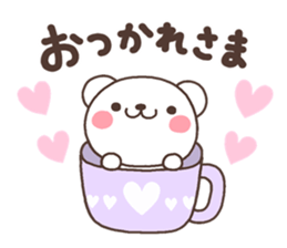 bear heart 32 sticker #6372960