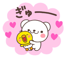 bear heart 32 sticker #6372977