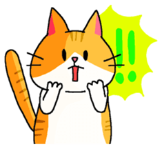 Cat Standing ear of cat and lop-eared sticker #6373274