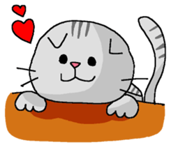 Cat Standing ear of cat and lop-eared sticker #6373275