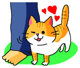 Cat Standing ear of cat and lop-eared sticker #6373279