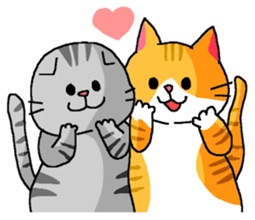 Cat Standing ear of cat and lop-eared sticker #6373280