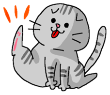 Cat Standing ear of cat and lop-eared sticker #6373292