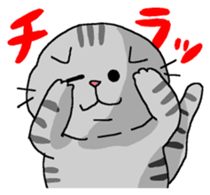 Cat Standing ear of cat and lop-eared sticker #6373295