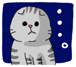 Cat Standing ear of cat and lop-eared sticker #6373298