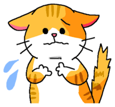 Cat Standing ear of cat and lop-eared sticker #6373300