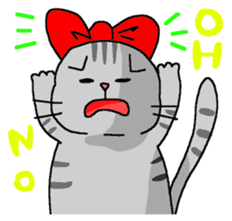 Cat Standing ear of cat and lop-eared sticker #6373307