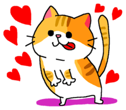 Cat Standing ear of cat and lop-eared sticker #6373310