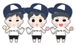 Not one!Nor two!We are three! .2 sticker #6373356