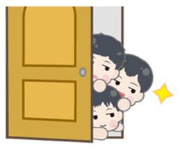 Not one!Nor two!We are three! .2 sticker #6373368