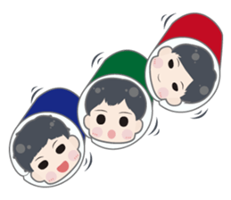 Not one!Nor two!We are three! .2 sticker #6373372