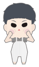 Not one!Nor two!We are three! .2 sticker #6373375