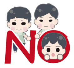 Not one!Nor two!We are three! .2 sticker #6373388