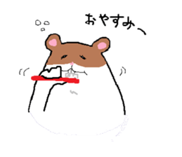 hamsterImasu. sticker #6373485