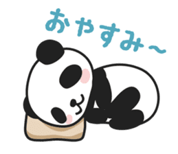 Everyday Lazy Panda sticker #6373676
