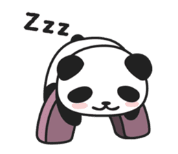 Everyday Lazy Panda sticker #6373679